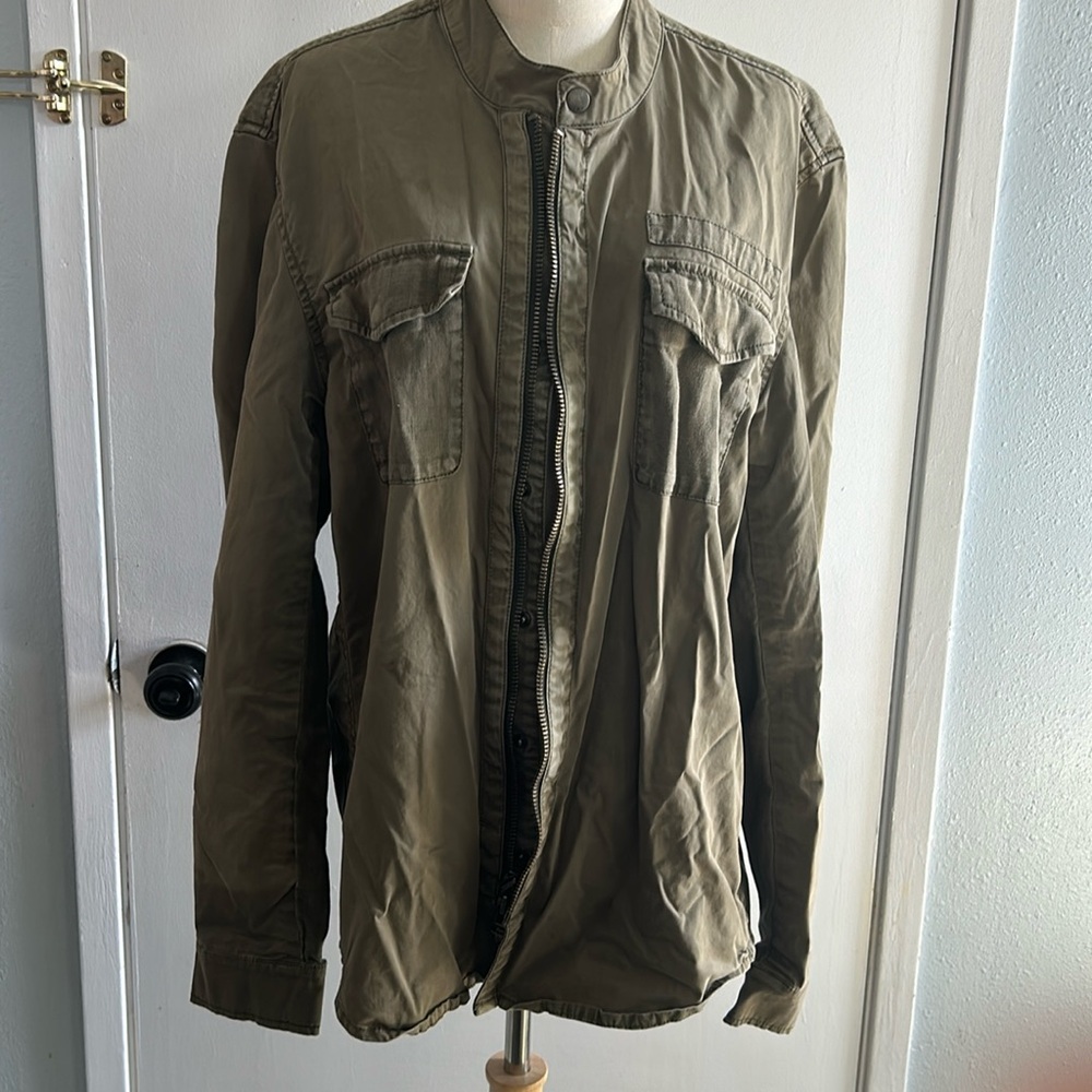 John Varatos green jacket